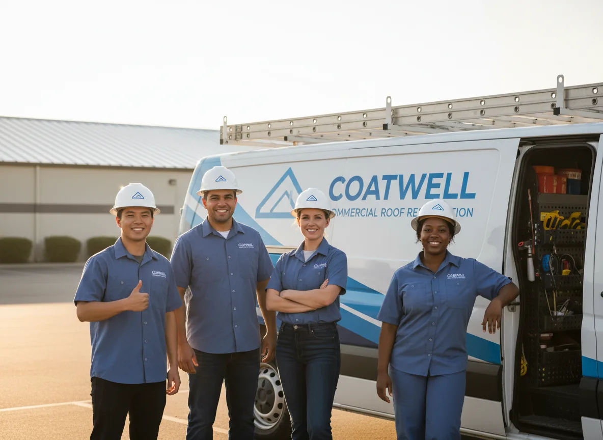Commercial roof coating company in Yates City, IL